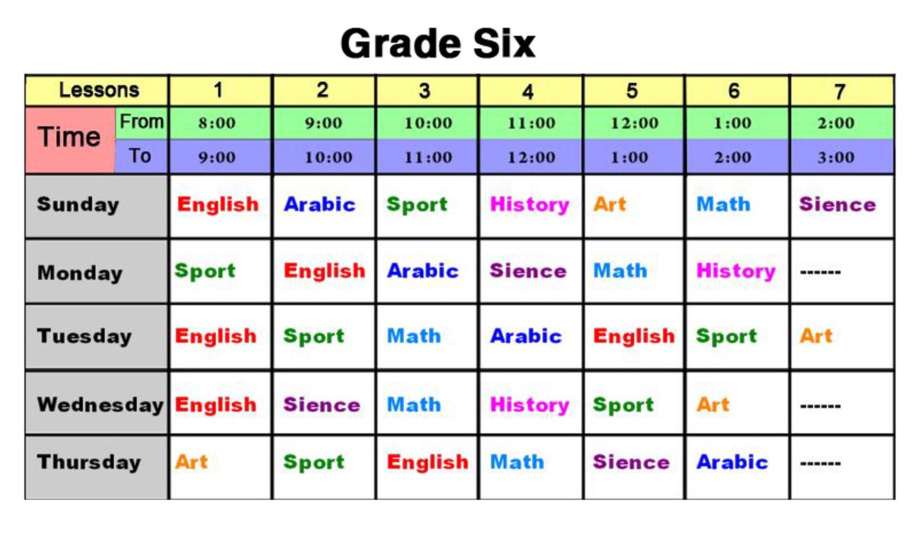 School Schedule Maker Examples And Forms school-schedule-maker-examples-and-forms