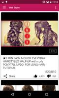 Easy Hair Styles Ekran Görüntüsü 3