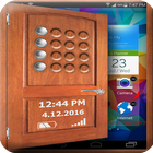 Wooden Door Lock Screen icône