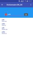 Dictionary English-Allemand capture d'écran 1