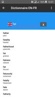 Dictionnaire Anglais-Français capture d'écran 1
