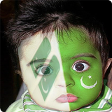 Pakistan Flage Face icône