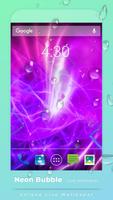 Neon Bubble Live Wallpaper постер