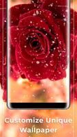 Frozen snow rose Free live wallpaper screenshot 2