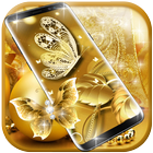 Golden Luxury Diamond Free live wallpaper icône