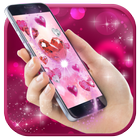 Pink Hearts Live Wallpaper biểu tượng