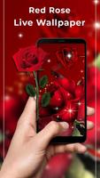 Red Rose Free live wallpaper পোস্টার