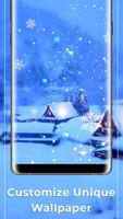 2 Schermata Snowflakes Free live wallpaper