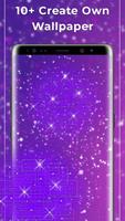 Purple glitter Free live wallpaper تصوير الشاشة 1