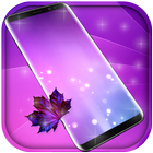 Purple Free live wallpaper आइकन