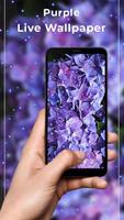 Purple Free live wallpaper पोस्टर