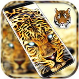 Tigers Free Live Wallpaper أيقونة