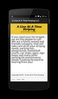 A Line At A Time Striping LLC. اسکرین شاٹ 1