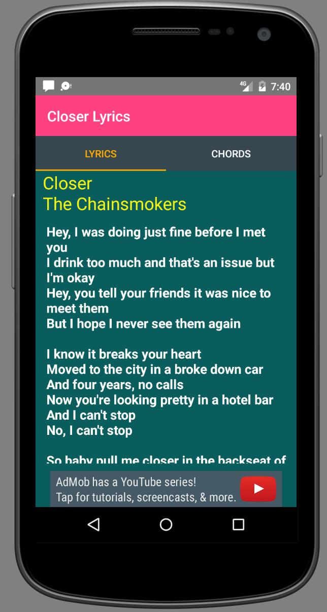 Closer lyrics. Closer текст. Close Android. Download Lyrics.