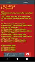 I Feel It Coming Lyrics screenshot 2