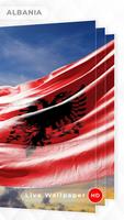 Albania Flag 3D live wallpaper Affiche