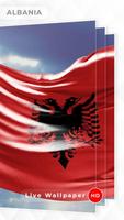 Albania Flag 3D live wallpaper capture d'écran 1