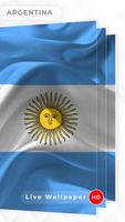 Argentina Flag 3D live wallpaper screenshot 1