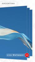 Argentina Flag 3D live wallpaper screenshot 3