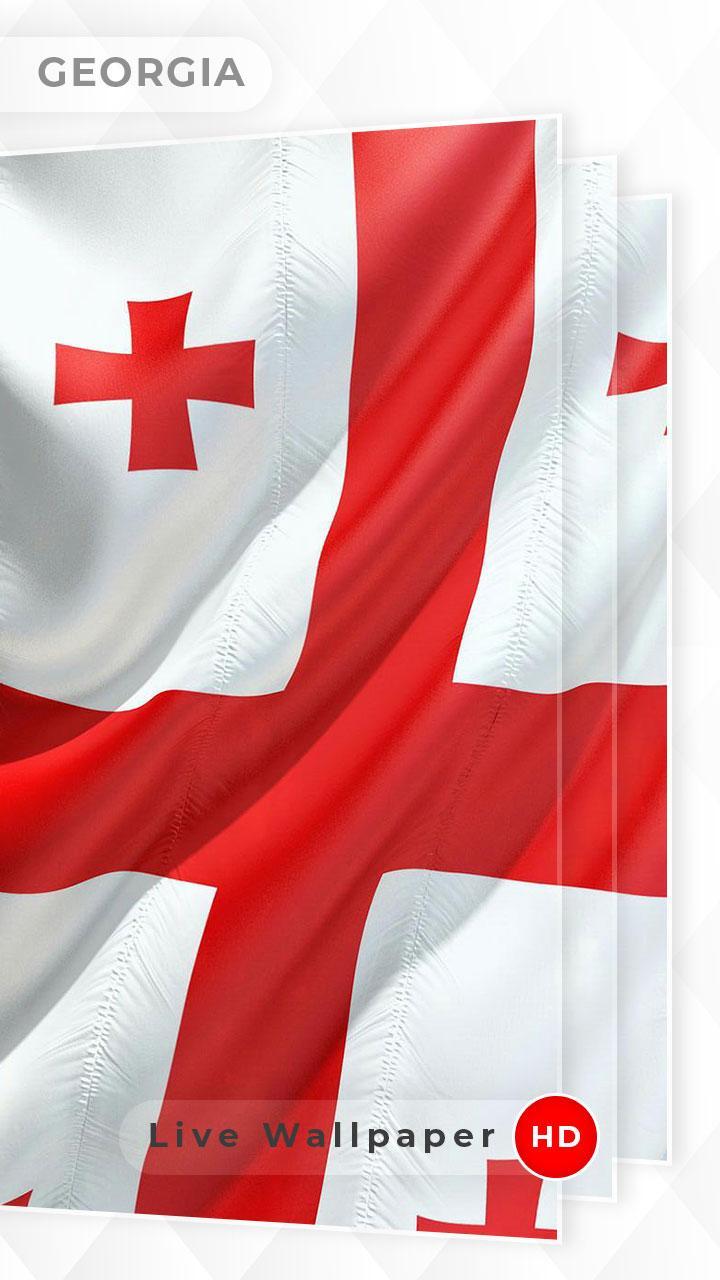 Georgia Flag 3d Live Wallpaper For Android Apk Download - georgia flag roblox
