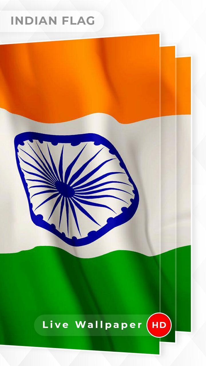India Flag 3D live wallpaper APK for Android Download