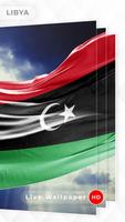 Libya Flag 3D live wallpaper poster