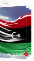 Libya Flag 3D live wallpaper Ekran Görüntüsü 1