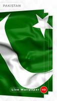 Pakistan Flag 3D live wallpaper screenshot 2