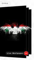 Syria Flag 3D live wallpaper постер