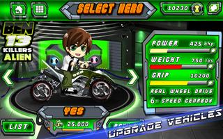 Alien Ben Road Battle Omnitrix capture d'écran 3