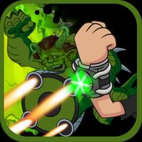 Alien Ben Humansaur Transforms Fight & Run постер