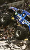 monster truck competition wallpaper Poster