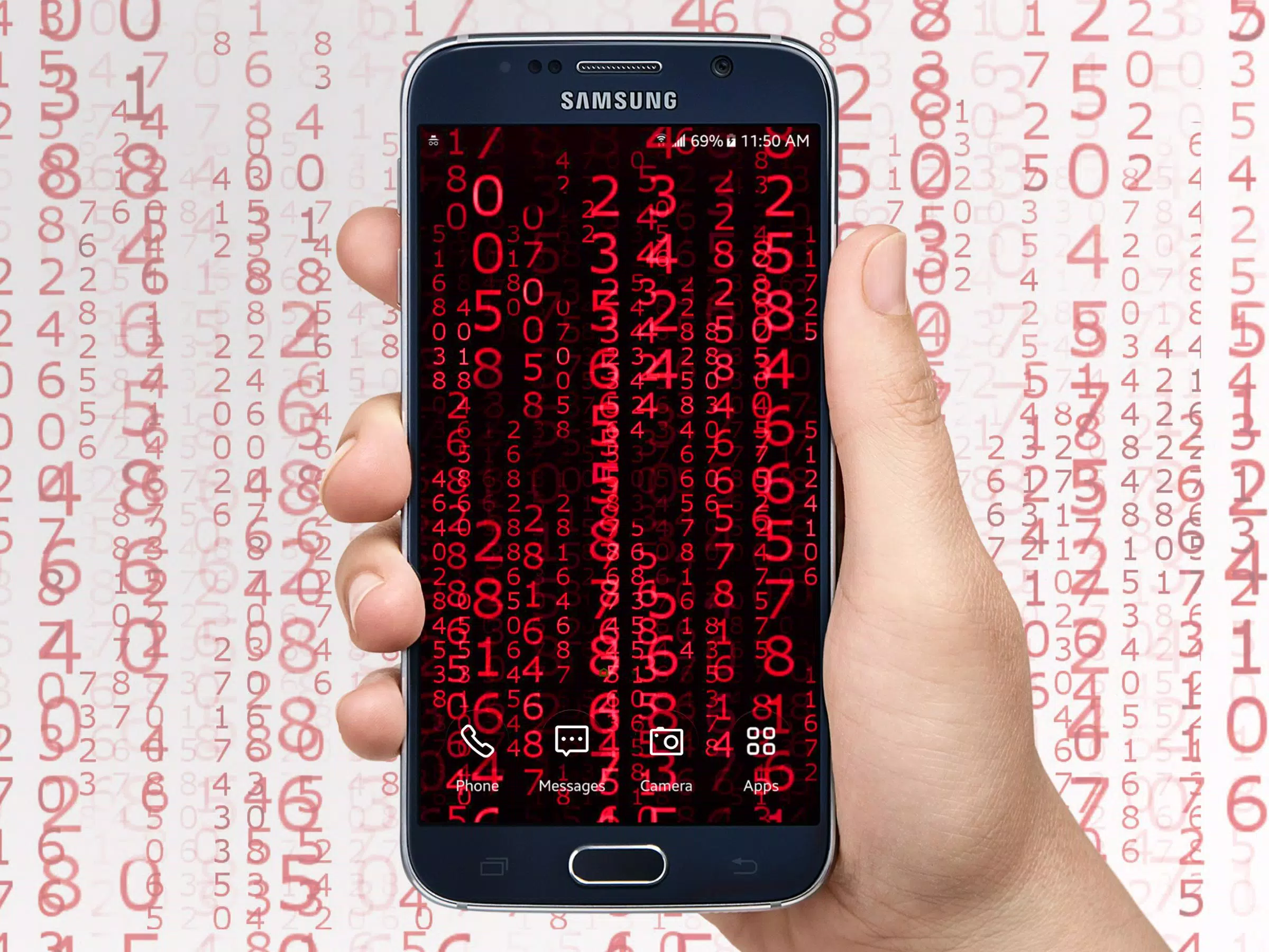 Digital Matrix Code Rain Live Wallpaper for Android - APK Download