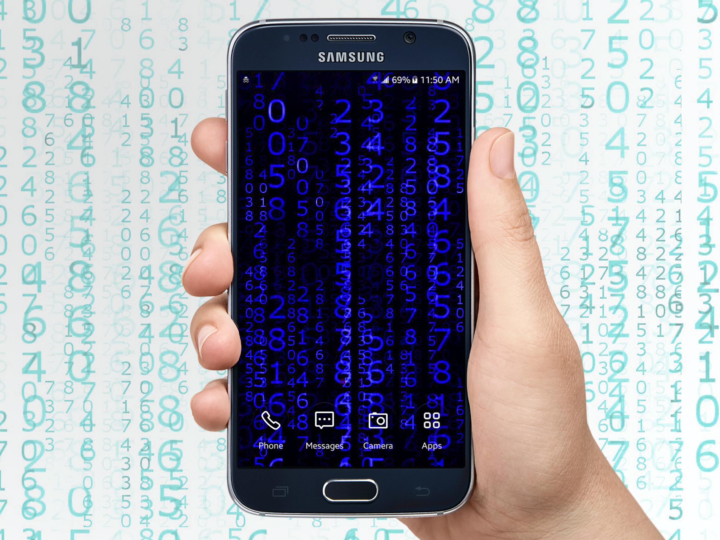 Digital Matrix Code Rain Live Wallpaper APK for Android Download