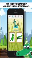 alligator game for kids free Affiche