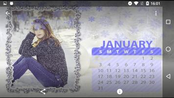 Calendar Photo Frames 2017 ảnh chụp màn hình 3