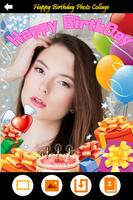 Happy Birthday Photo Collage poster