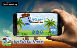 Super Kirdy blue Adventur poster