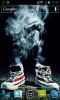 Smoking sneakers live paper постер