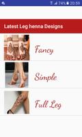 Latest henna / mehndi leg designs 2017 تصوير الشاشة 1