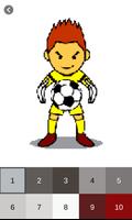 Goalkeeper Pixel Art Color By Number screenshot 3