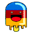 Ice Cream Pixel Art Coloring by Number