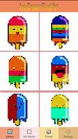 Ice Cream Pixel Art Coloring by Number screenshot 3