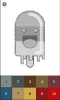 Ice Cream Pixel Art Coloring by Number screenshot 1