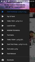 Top 10 YouTube Channels Tamil Tech Videos plakat