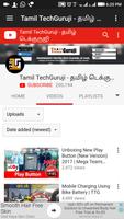 Top 10 YouTube Channels Tamil Tech Videos capture d'écran 1
