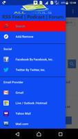 All Email Access -Blue Themes Email App | RSS Feed Affiche