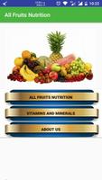 All Fruits Nutrition Affiche
