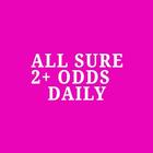 ALL SURE 2+ ODDS SOCCER TIPS आइकन