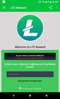 LTC AW Reward - Earn free Litecoin poster